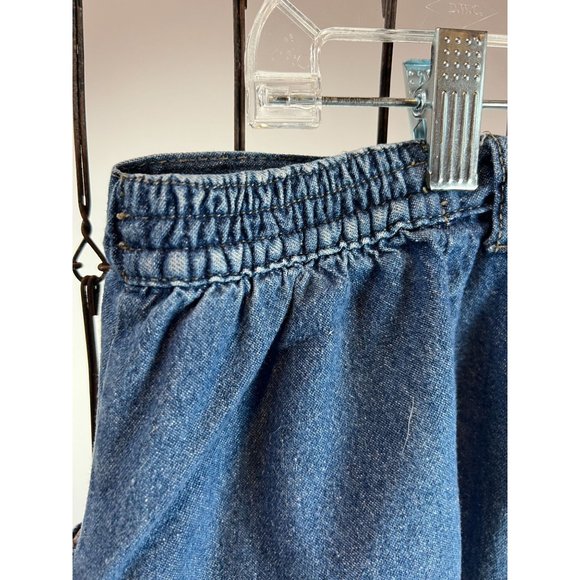 TY Wear Capri Elastic Waist Jean  18 Blue  Denim Cotton Denim - Picture 9 of 13